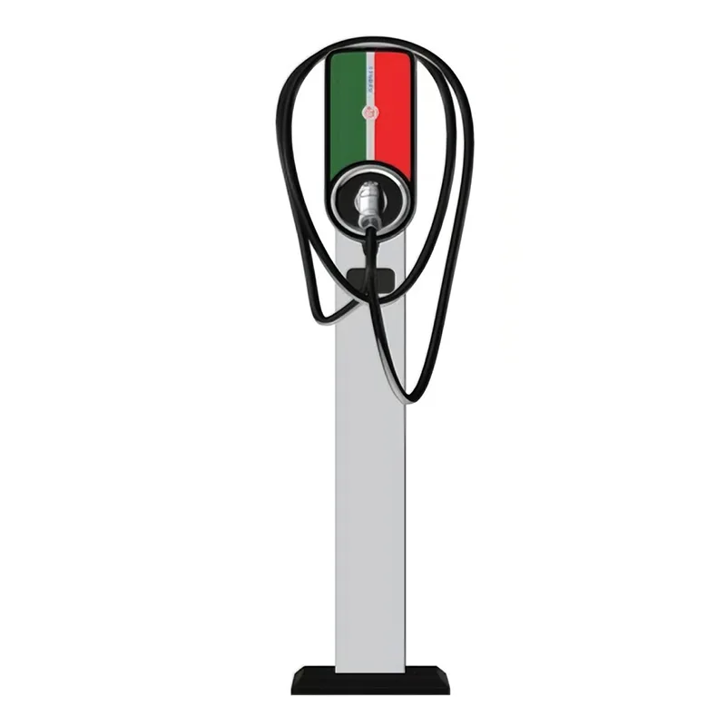 شمع شارژ AC 7 کیلوواتی روی زمین